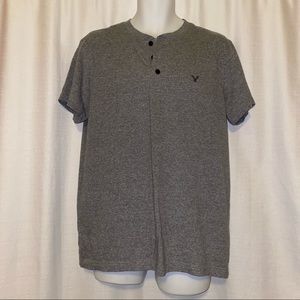 Men’s American Eagle outfitters Gray Henley T-shirt large